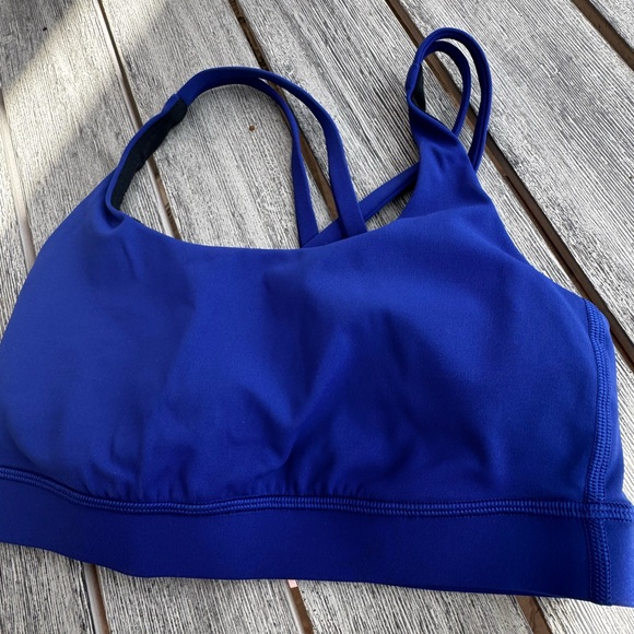 Lululemon Energy Sports Bra Size 4 Larkspur Blue - Picture 2 of 8